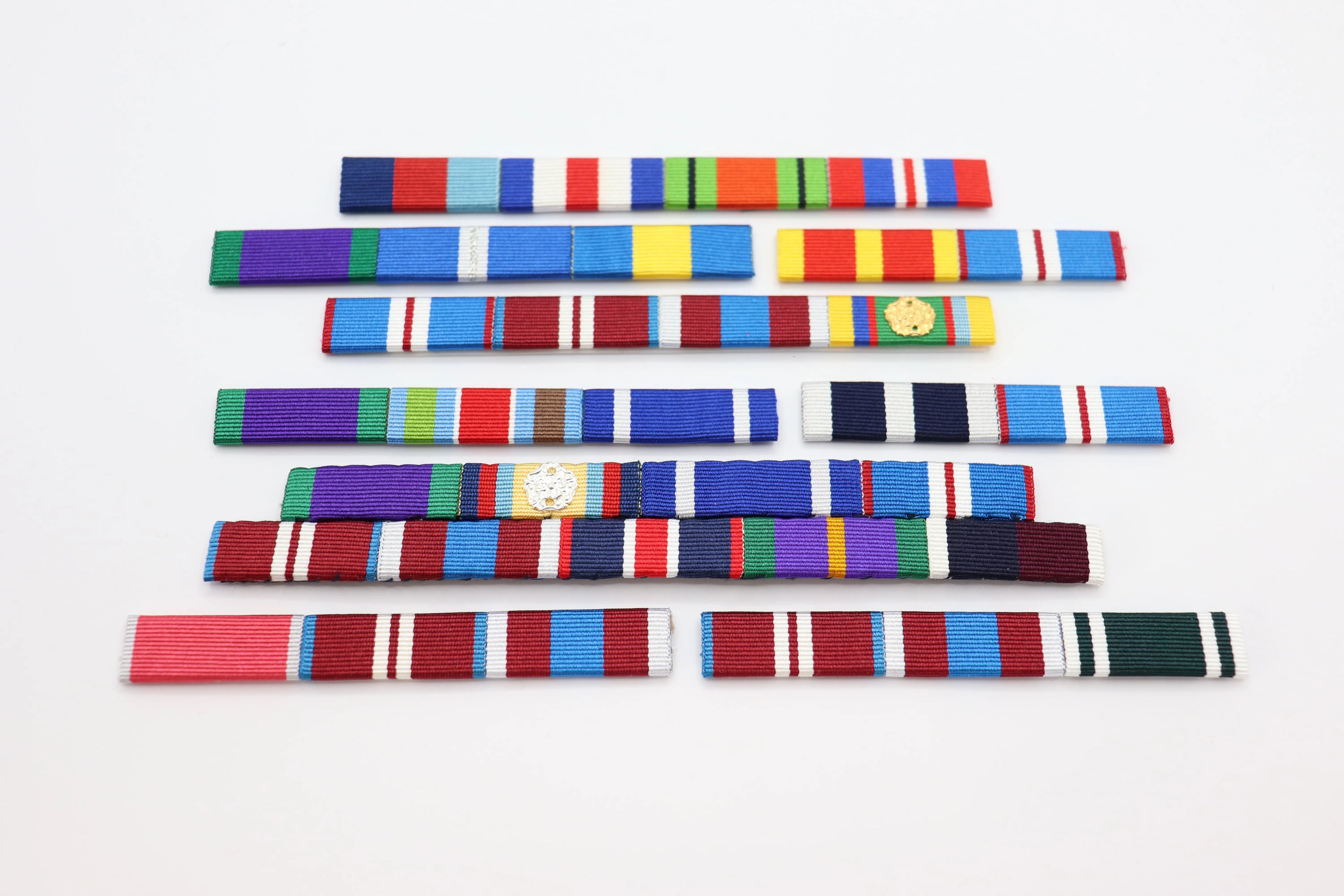 Medal ribbon with carrier included.