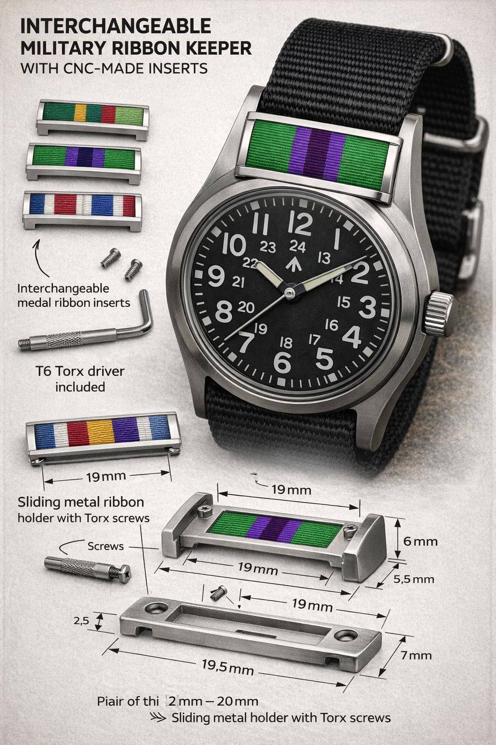 Moudular ribbon carrier.